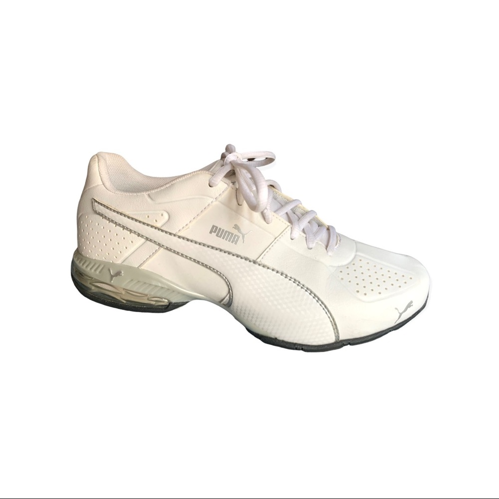 Sz 7.5 Puma Sneakers White Tennis Shoes